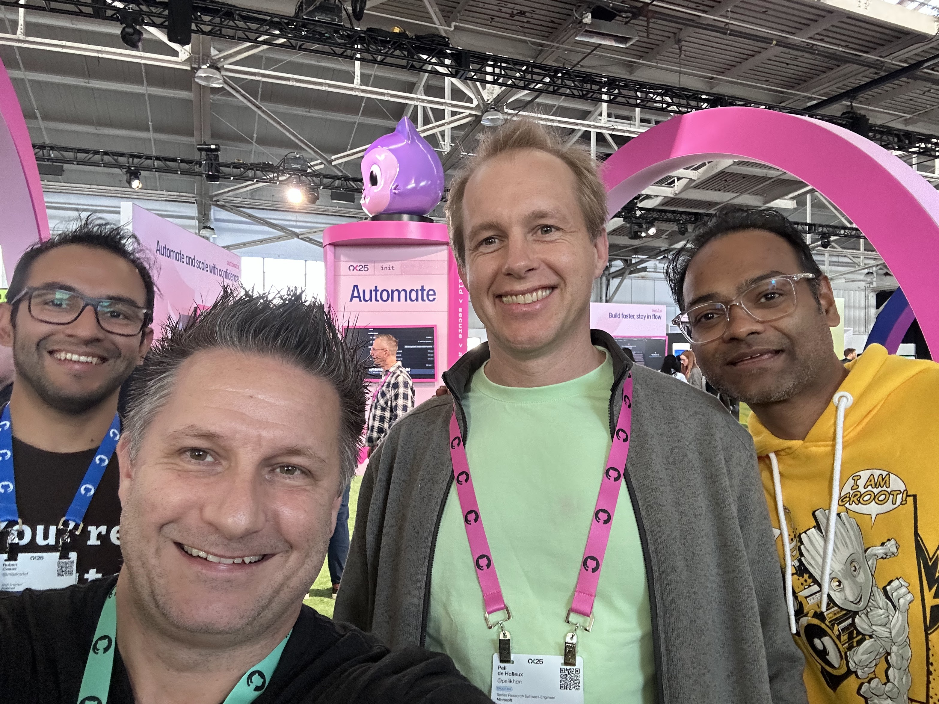 Ruben, Santosh, Peli and me