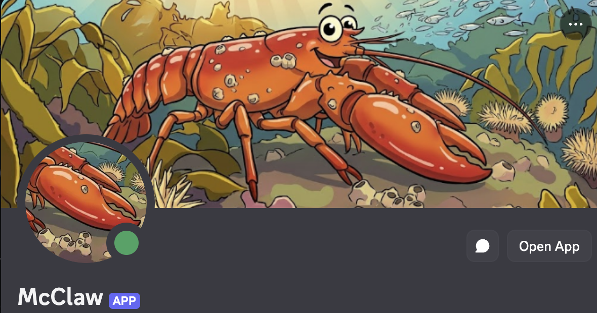 My OpenClaw named McClaw